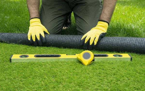 Yard Turf Installation